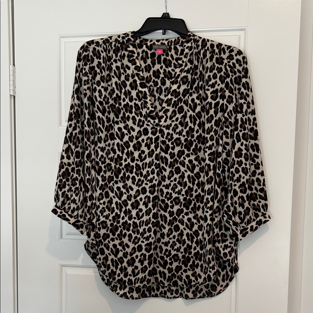 Vince Camuto Animal Print Blouse